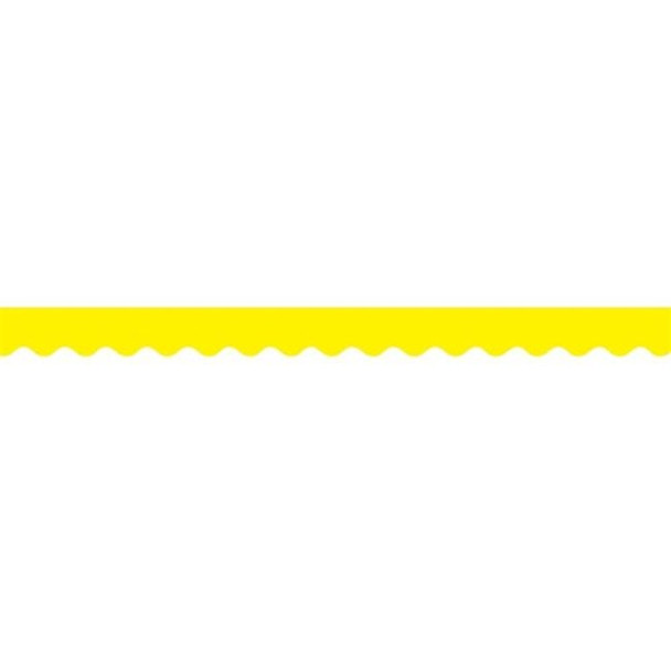 YELLOW SCALLOPED BORDER