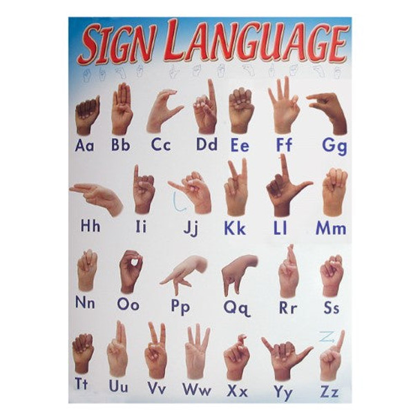 SIGN LANGUAGE CHART