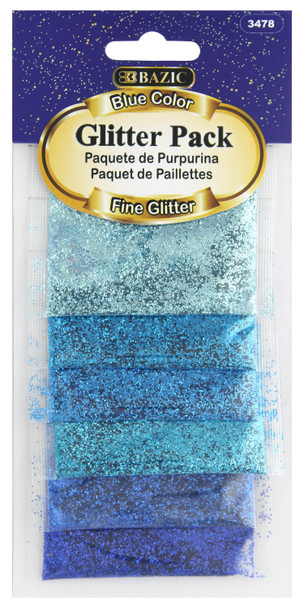 BLUE COLOR GLITTER 2G PQ.6