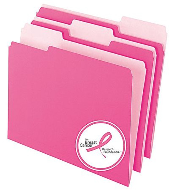 FOLDER INTERIOR LETTER PINK BOX/100