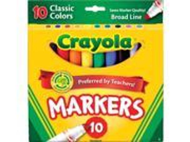 MARKERS BOLD 10-COLORS CLASSIC