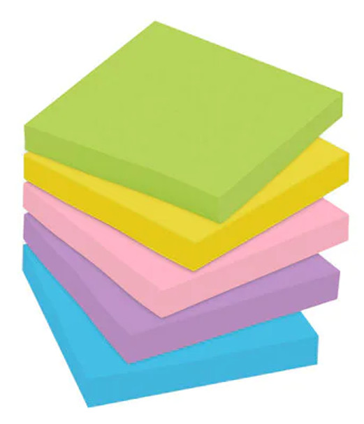 POST IT NOTE ULTRA COLORS 3" X 3" PQ.5