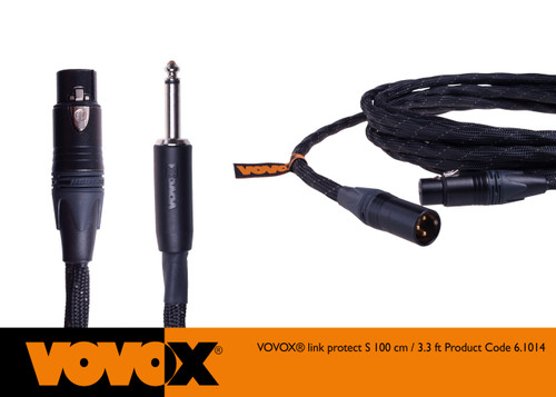 VOVOX Cable Jack Male Stereo /XLR M 2m : Câble Micro Vovox