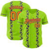 Personalized Baseball Jersey Halloween Spider Net Party Costume Ideas - Neon Green