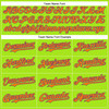Personalized Baseball Jersey Halloween Spider Net Party Costume Ideas - Neon Green