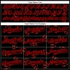 Personalized Baseball Jersey Halloween Skull Horror Night Trick Treat Party Costume Ideas - Black Red