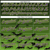 Personalized Baseball Jersey Halloween Spider Net Bats Party Costume Ideas - Green Purple