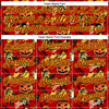 Personalized Baseball Jersey Halloween Pumpkin Doodle Party Costume Ideas - Red Neon Green