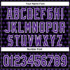 Personalized Baseball Jersey Halloween Pumpkin Party Costume Ideas - Black Purple