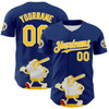 Personalized Baseball Jersey Urban City Edition Sports - Blue Gold