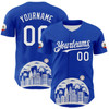 Personalized Baseball Jersey Urban City Edition Sports - Thunder Blue