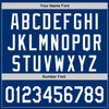 Personalized Baseball Jersey Urban City Edition Sports - Blue White