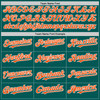 Personalized Baseball Jersey Urban City Edition Sports - Midnight Green Orange