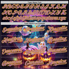 Personalized Baseball Jersey Halloween Spooky Pumpkin - Black Medium Purple