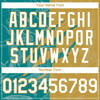 Personalized Baseball Jersey Graffiti Pattern Scratch - White Teal