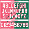 Personalized Baseball Jersey Graffiti Pattern Scratch - White Kelly Green Neon Pink