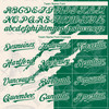 Personalized Baseball Jersey Graffiti Pattern Scratch - Kelly Green Cream