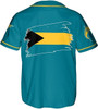 Personalized Bahamas 3D Baseball Jersey - Custom Name