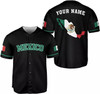 Customized Mexico Aztec 3D Baseball Jersey - Custom Name