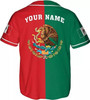 Personalized Mexican Aztec Baseball Jersey - Custom Name