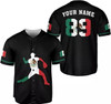 Personalized Mexico Aztec Baseball Jersey - Custom Name & Number