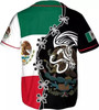 Personalized Mexico Aztec Soccer Baseball Jersey - Custom Name