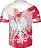 Personalized Poland 3D Baseball Jersey - Custom Name