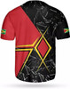 Personalized Guyana Flag 3D Baseball Jersey - Custom Name