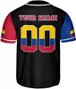 Personalized Colombia Flag 3D Baseball Jersey - Custom Name & Number