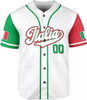 Personalized Italy 3D Baseball Jersey - Custom Name & Number