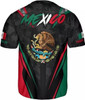 Personalized Mexico Aztec Flag 3D Baseball Jersey - Custom Name