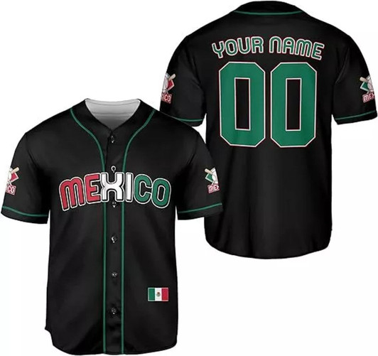 Personalized Mexico Aztec 3D Baseball Jersey - Custom Name & Number