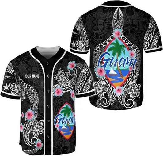 Personalized Colombia Flag 3D Baseball Jersey - Custom Name