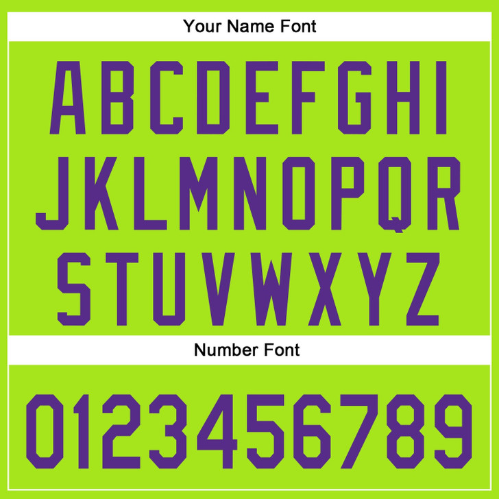 Personalized Baseball Jersey Halloween Scary Party Costume Ideas - Neon Green Purple