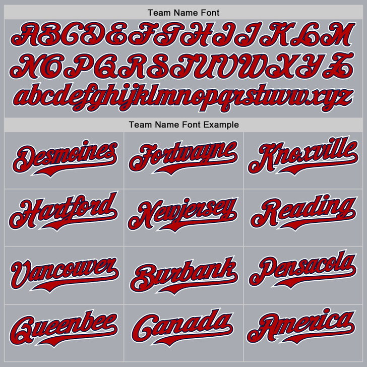 Personalized Baseball Jersey Urban City Edition Sports - Gray Red