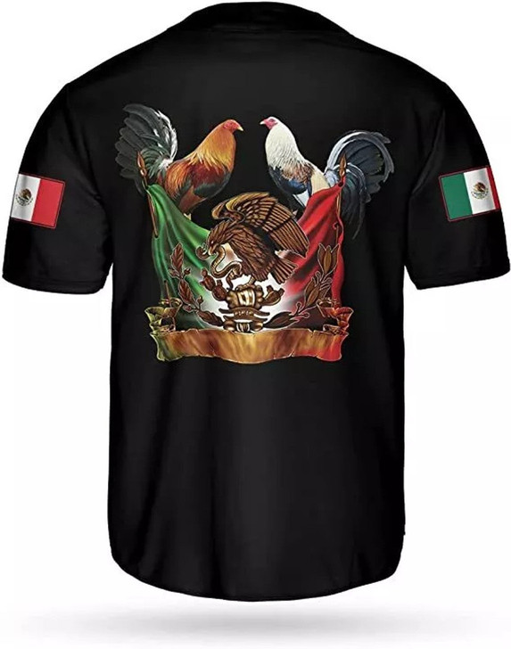 Personalized Mexico Aztec 3D Baseball Jersey - Custom Name