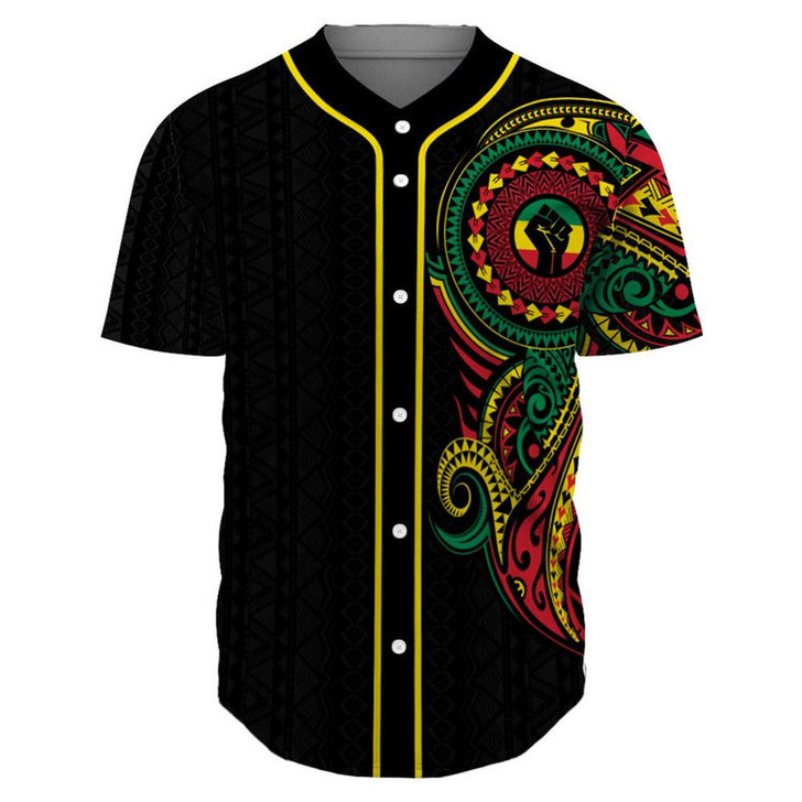 Personalized African Soul Juneteenth Baseball Jersey - Custom Name & Number