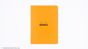 Rhodia Classic Staplebound Notebook - Orange - Lined - A5