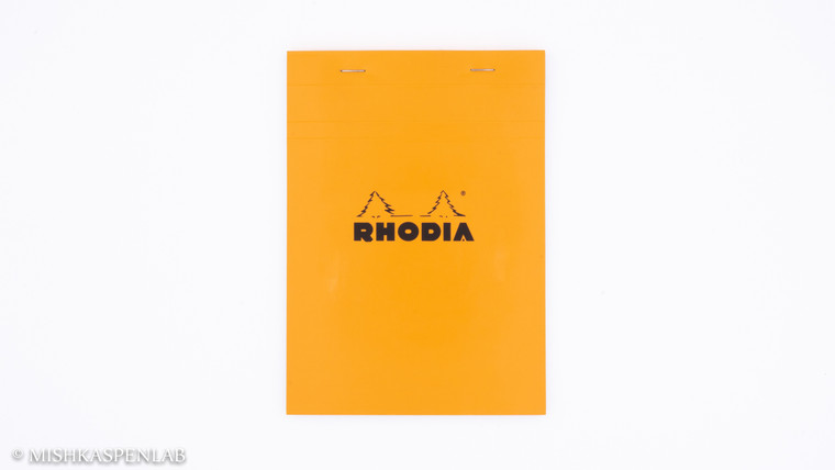 Rhodia Classic Staplebound Notepad - Orange - Grid - Nº 16