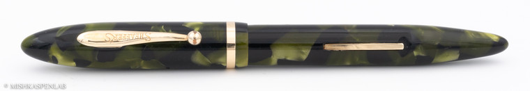 1930s Sheaffer Balance Fountain Pen Marine Green Pearl