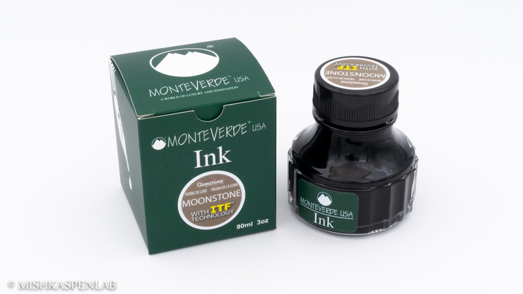 Monteverde Gemstone Bottled Ink - Moonstone - 90 ml