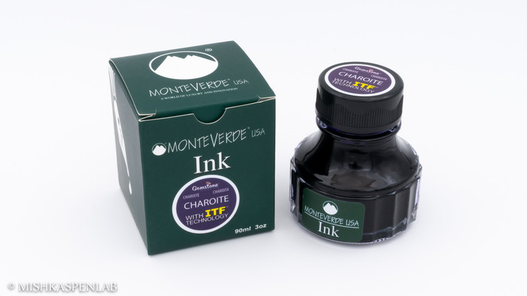 Monteverde Gemstone Bottled Ink - Charoite - 90 ml