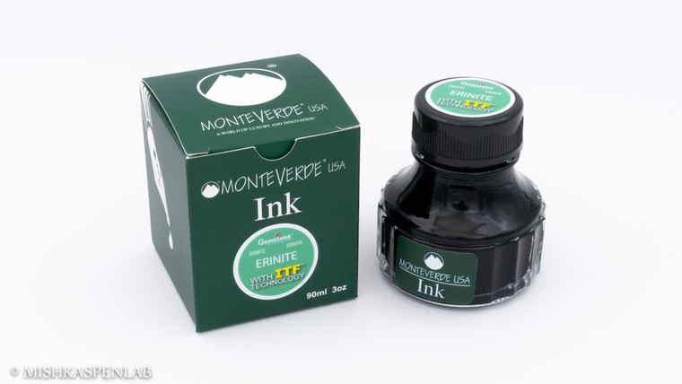 Monteverde Gemstone Bottled Ink - Erinite - 90 ml