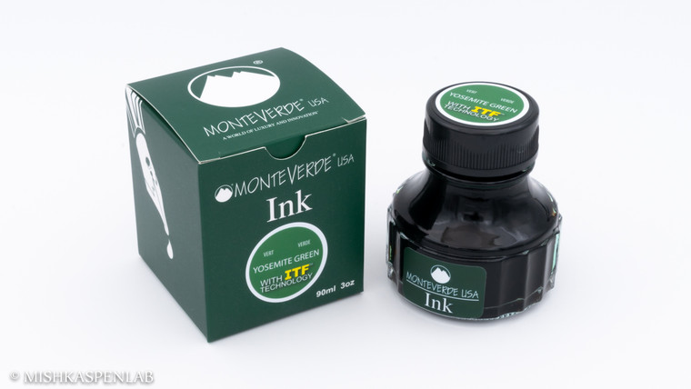Monteverde Core Collection Bottled Ink - Yosemite Green - 90 ml