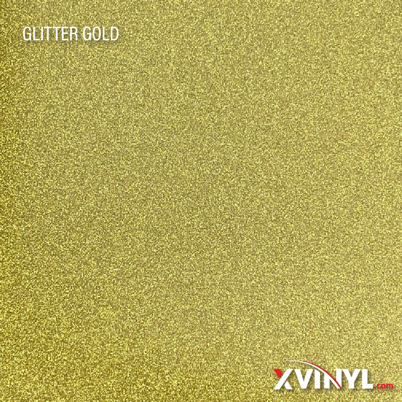 XVinyl Glitter HTV Gold