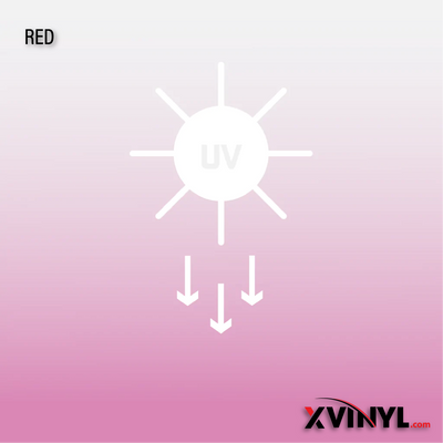 Pastel Red Light Sensitive HTV