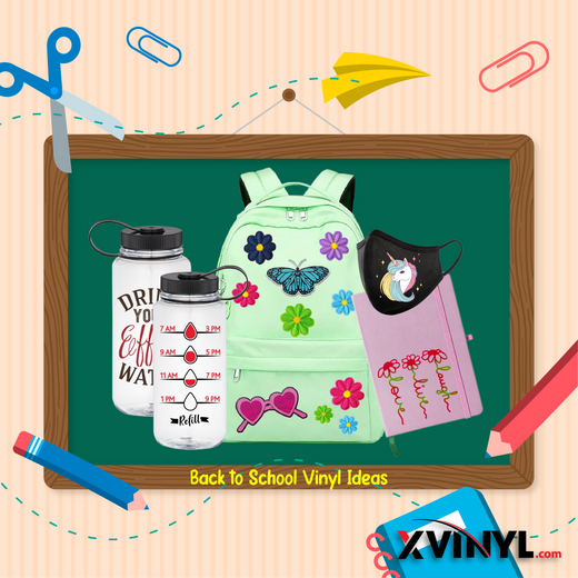 The Do-It-Yourself Back-2-School Vinyl Ideas