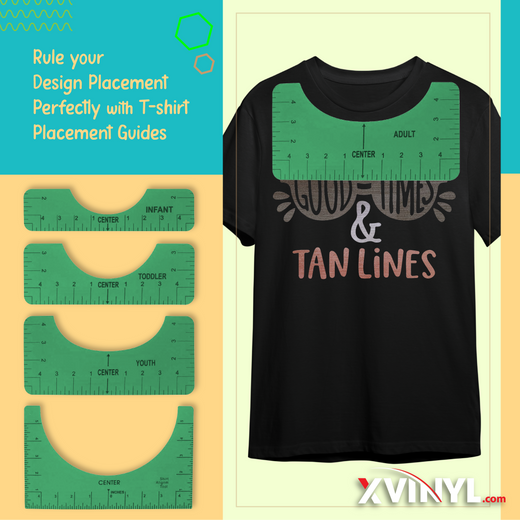 Rule your Design Placement Perfectly with T-shirt Placement Guides