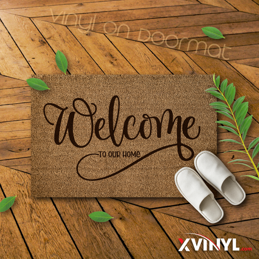 Learning to Adhere Vinyl on Doormat