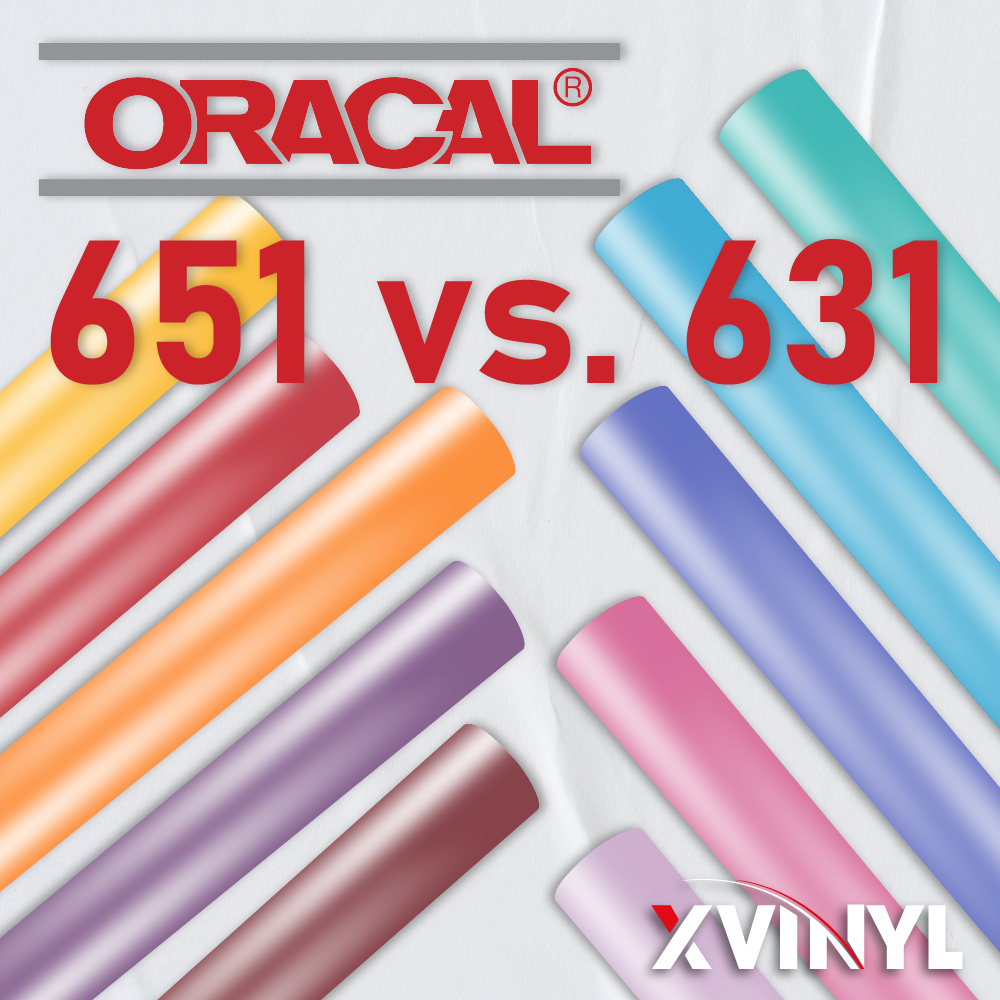 Learning the Differences Between Oracal 651 and 631 Vinyl XVinyl